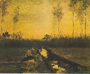 Vincent Van Gogh Landscape at Dusk china oil painting artist